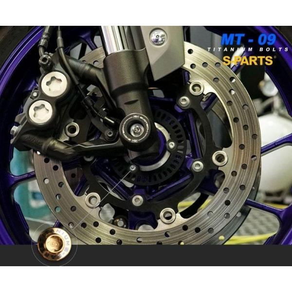S-PARTS エスパーツ アンダーブラケット用チタンボルトセット MT-09 YAMAHA ヤマハ その他外装オプション・補修部品 外装