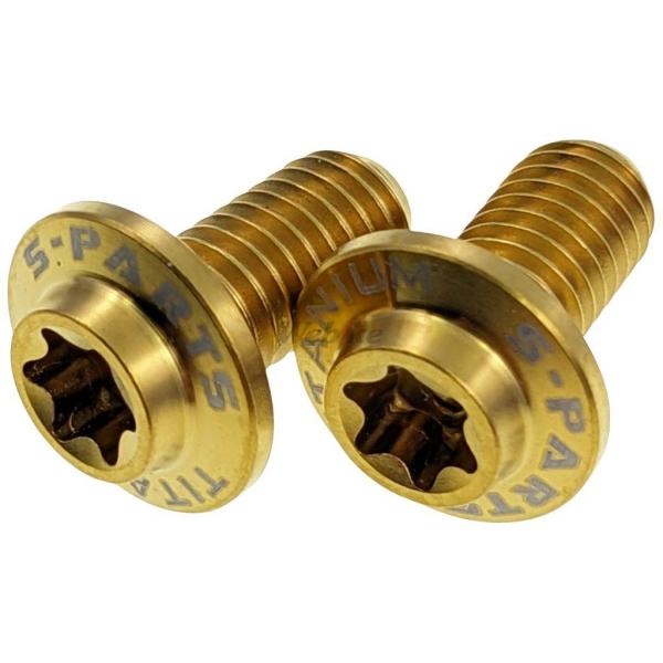 S-PARTS エスパーツ サイドカバー用チタンボルトセット カラー