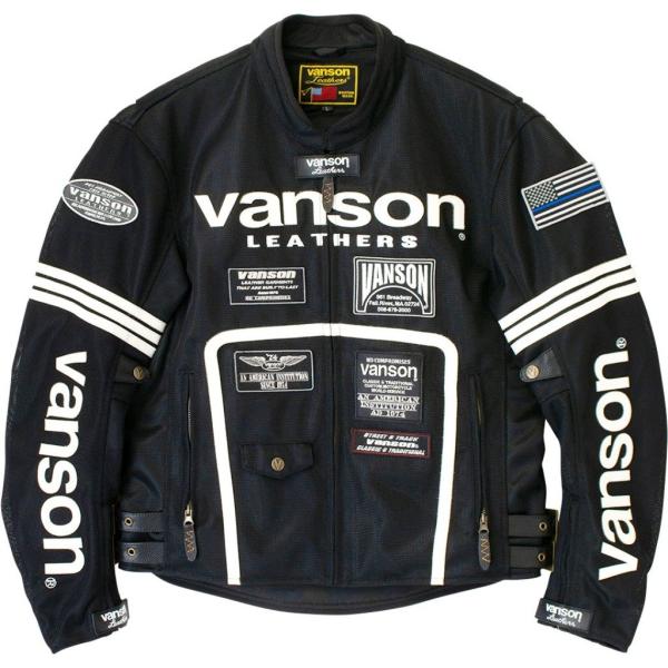 VANSON バンソン メッシュライダースジャケット サイズ：2XL