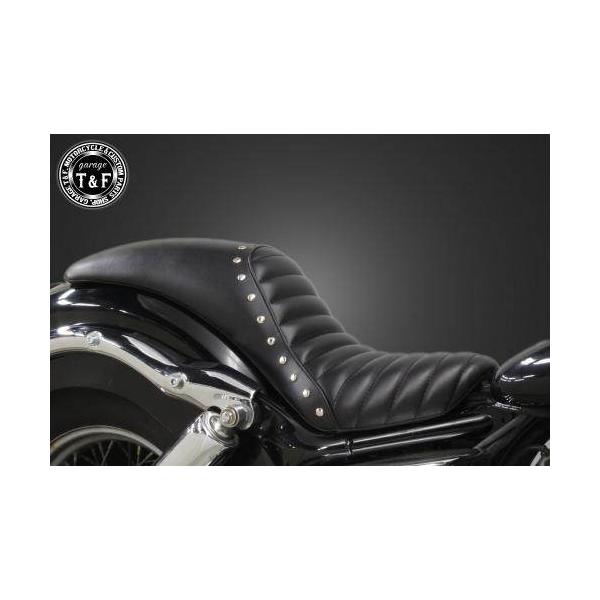 che専用シャドウ400 コブラシート タックロール　ガレージT&F シングルシート（タックロール） ガレージT＆F シャドウ400（〜07年