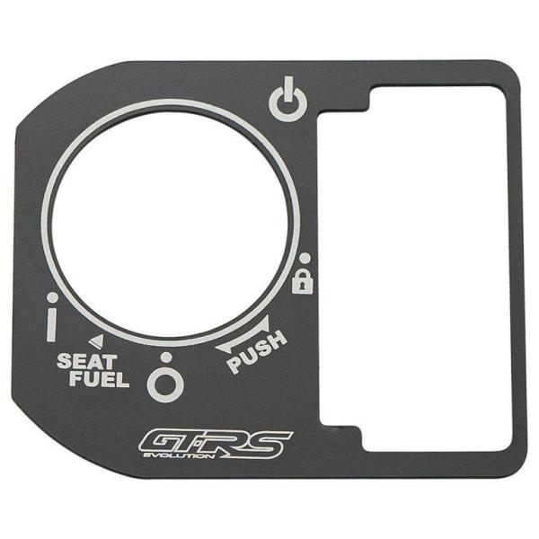 GTR ジーティーアール Key cylinder cover 2D alu カラー：Black