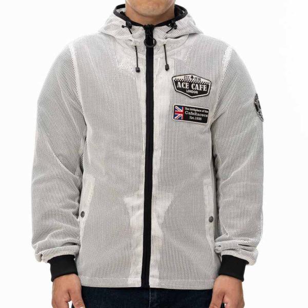 エースカフェロンドン　ジャケット ACE CAFE LONDON（エースカフェロンドン） See-through Mesh Jacket