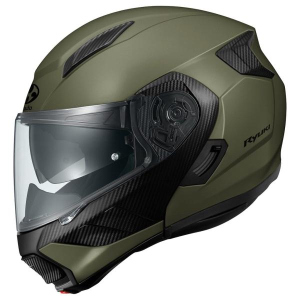 美品 Sサイズ オージーケー リュウキ システム ヘルメット OGK RYUKI OGK Kabuto（オージーケーカブト） RYUKI [リュウキ フラットオリーブ
