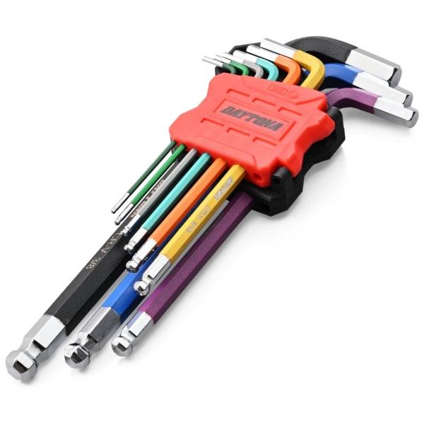 DAYTONA（デイトナ） 六角レンチセット 9本組 インチサイズ セット工具