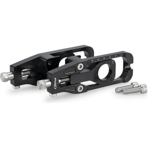 Puig プーチ チェーンテンショナー(CHAIN TENSIONER) カラー：Black ZX-6R NINJA KAWASAKI カワサキ アクスルブロック・チェーンアジャスター 足回り