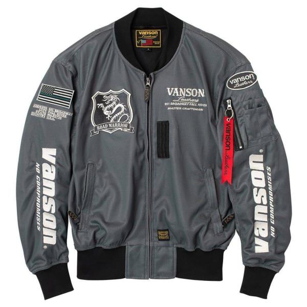 VANSON メッシュMA-1ジャケット size:L VANSON（バンソン） メッシュMA-1ジャケット サイズ：L メッシュ