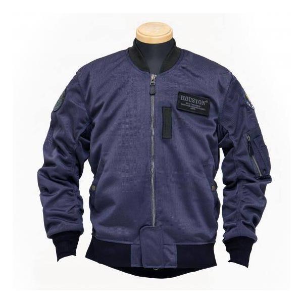 HOUSTON ヒューストン MA-1 MESH M/C ジャケット HOUSTON（ヒューストン） MA-1 MESH M／C JAC サイズ：XL メッシュ