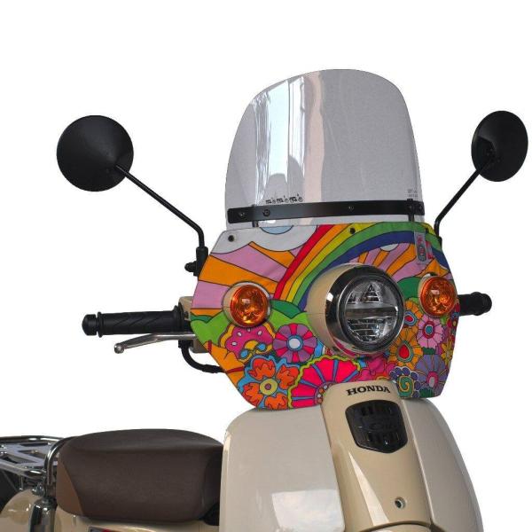 旭風防 アサヒ風防 風防 カラー：フラワー スーパーカブ110 スーパーカブ50 HONDA ホンダ スクリーン 外装