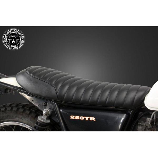 ガレージT&F 250TR フラットシート(タックロール)プレーンタイプ Garage T＆F ガレージ フラットシートプレーンタイプ 表皮：タック