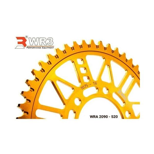 WR3 ダブルアールスリー Rear Sprocket Size：43T / Color：Gold ZX