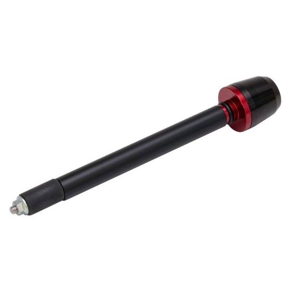 EFFEX エフェックス ハンドルバーウェイト VIBEX ST アルミ カラー：ブラック／レッド スチールハンドル用(内径18-19mm) バーエンド ハンドル