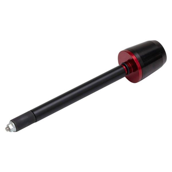 EFFEX エフェックス ハンドルバーウェイト VIBEX GT アルミ カラー：ブラック／レッド スチールハンドル用(内径18-19mm) バーエンド ハンドル