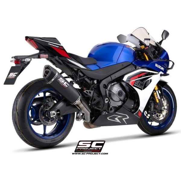 SC-PROJECT SCプロジェクト SC1-R スリップオンサイレンサー＆フルチタンリンクパイプ サイレンサー素材：カーボン GSX-R1000R SUZUKI スズキ マフラー