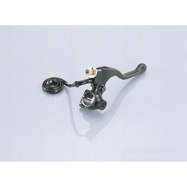 他サイト： KITACO キタコ Rショートレバー＆ホルダーセット(ブラック／ミラーホルダー付) （Φ22.2） ブレーキレバー ハンドル周辺パーツ ハンドルの商品画像