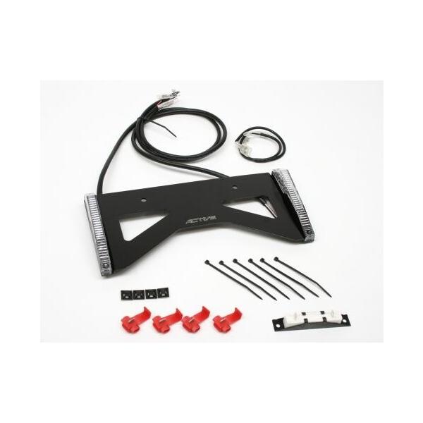 アクティブ LEDウインカー (ライセンスホルダー付) スモークレンズ ACTIVE アクティブ スライド式ライセンスホルダー付ミニLED