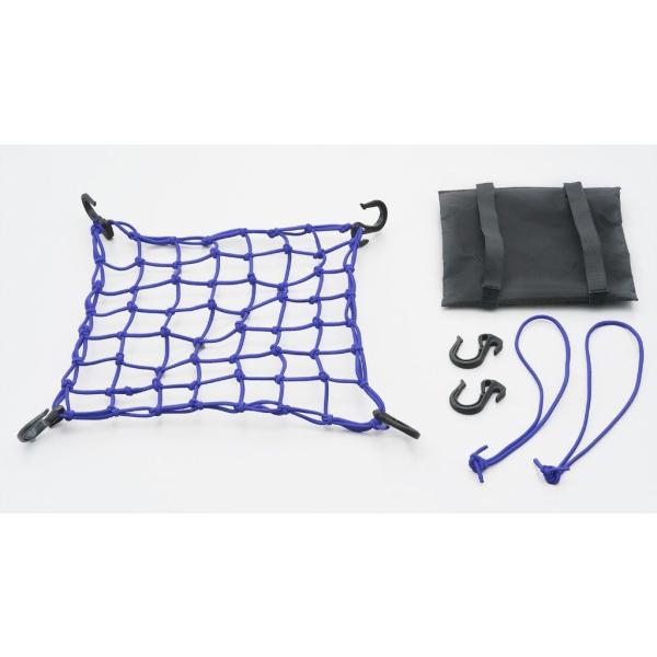 他サイト： DAYTONA デイトナ ポーチ付きネット＆フック サイズ：M(300×300mm) ツーリングネットの商品画像