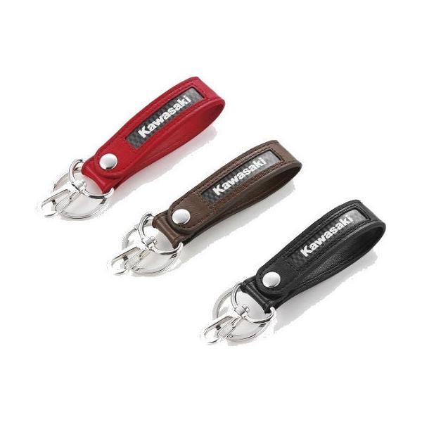 カワサキ KAWASAKI 純正 ハンガーキーホルダー 全3色 ブラック