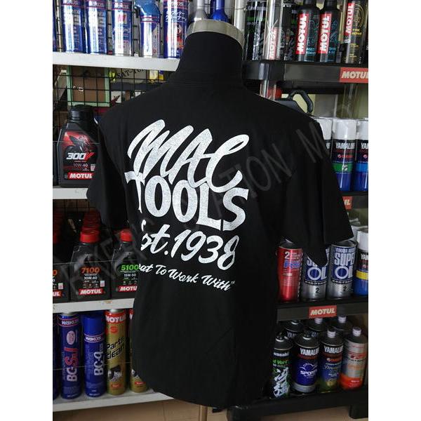 MACTOOL'S マックツール BACK LOGO Tシャツ ブラック 半袖 バックロゴ マックツールズ