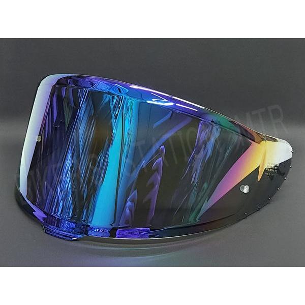 SHOEI　CWR-F2 スモークミラーシールド　ブルー EXTRA SHIELD エキストラ CWR-F2 スモークブルー ミラーシールド ピン