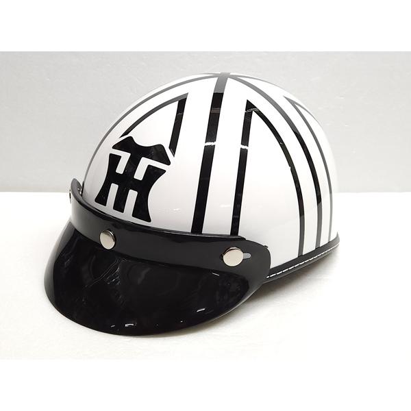 数量限定 阪神タイガース×マルシン コラボ ハーフヘルメット ホワイト