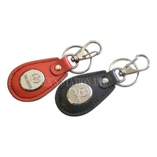 YAMAHA ヤマハ ワイズギア YAK16 メタルプレートキーホルダー 全2色 ブラウン ブラック 音叉マーク