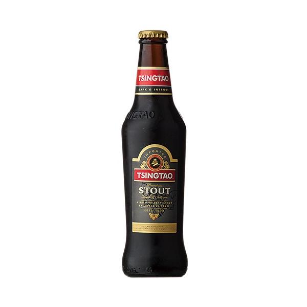 敬老の日 2026 誕生日 ギフト 業務店御用達 ビール 青島ビール (チンタオビール) スタウトブラック 黒ビール：330ml×6本：送料区分【a】 [CA](24-2)