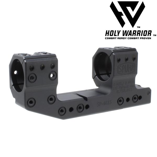 Holy Warrior SPUHRタイプ 30mmスコープマウントリング 1.53inch BK