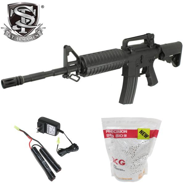 S＆T ARMAMENT S&T M4A1 スポーツライン 電動ガン BK【お得な3