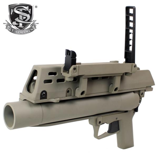 S&T G36タイプ グレネードランチャーDE S&T刻印【カートリッジセット