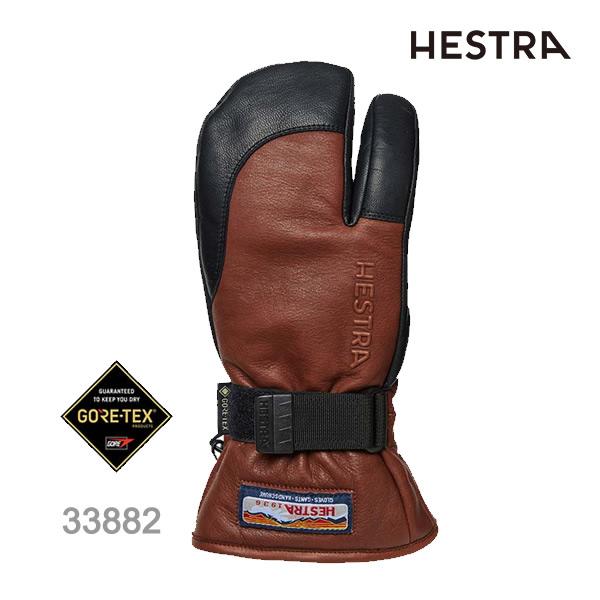 ヘストラ HESTRA レザーゴアテックスGORE-TEX3フィンガー6