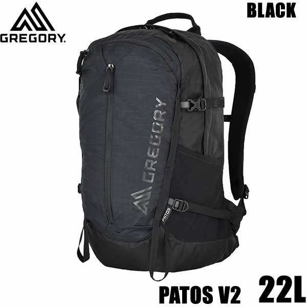 GREGORY グレゴリー リュック デイパック PATOS V2 22L ブラック GREGORY グレゴリー リュック デイパック PATOS V2 22L ブラック