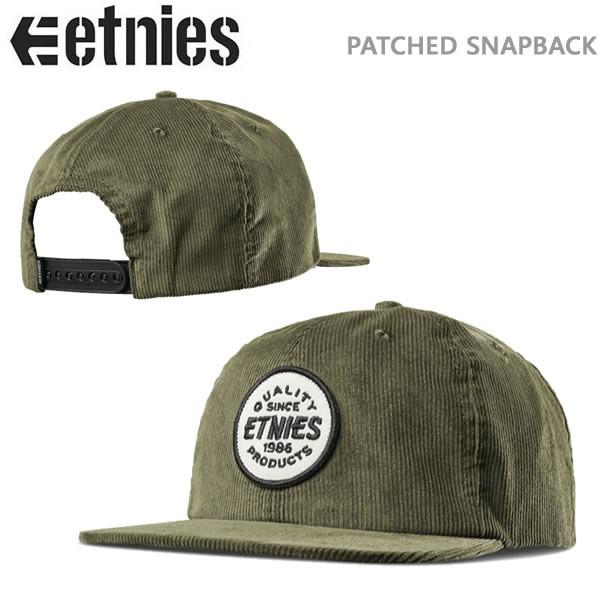 エトニーズ キャップ Patched Snapback Olive Etnies 帽子 スケートボード スケボー キャップ Websports 通販 Yahoo ショッピング