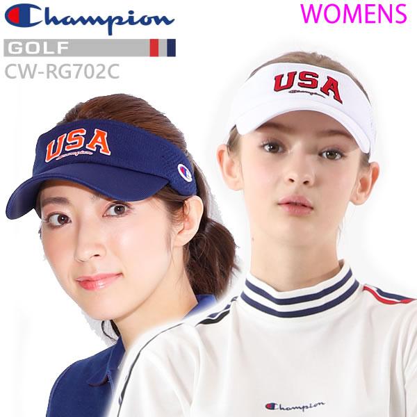 チャンピオン ゴルフ サンバイザー ウィメンズ CW-RG702C 56.5-58.5cm
