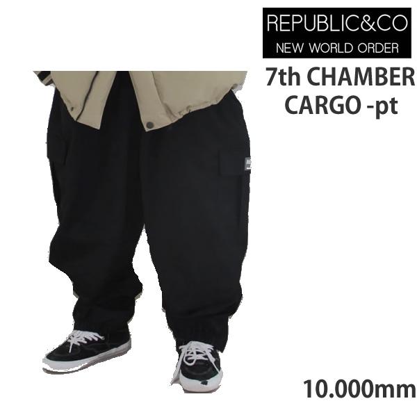 republic&co ウェア パンツ 7th CHAMBER CARGO -pant / BLACK (24-25