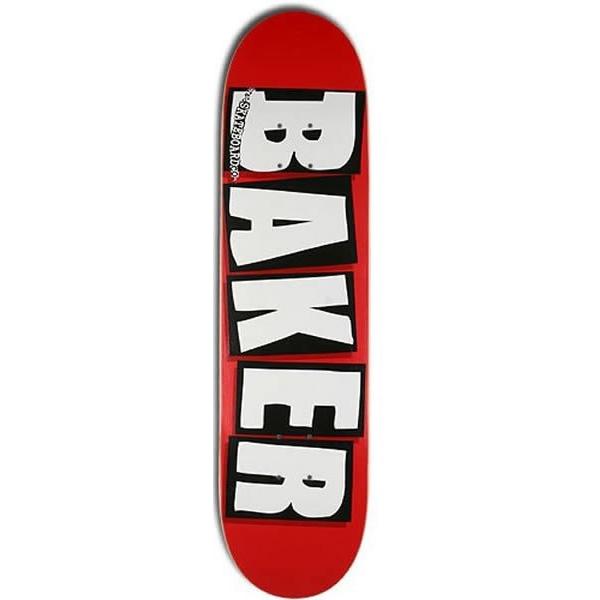 BAKER（ベイカー） スケボー デッキ単品 BLAND LOGO RED （デッキ