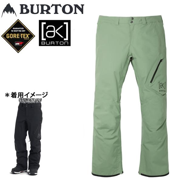 バートン スノーボード ウェア メンズ ゴアテックス パンツ BURTON AK GORETEX CYCLIC pants Hedge Green  (23-24 2024)