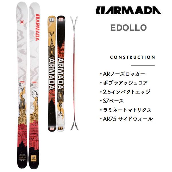 アルマダ スキー板  イードロ ARMADA / EDOLLO 単品 (板のみ)(22-23 2023) 日本正規品
