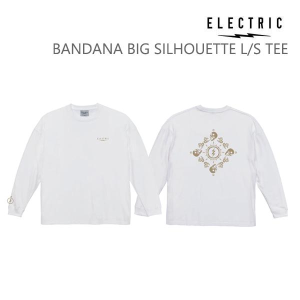 エレクトリック tシャツ ロンt ELECTRIC BANDANA BIG SILHOUETTE L/S TEE / WHITE エレクトリック 爆買