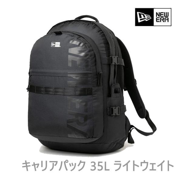 ニューエラ リュック キャリアパック 35L ライトウェイト プリントロゴ ブラック ( 14521350 ) NEWERA  バッグ かばん   爆買