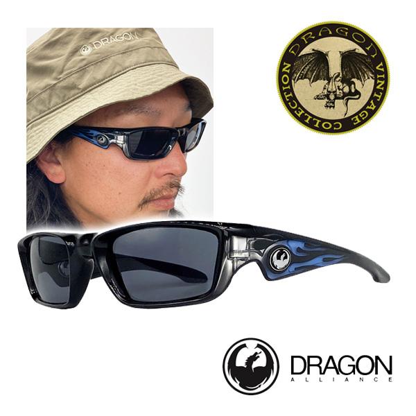 ドラゴン サングラス REV JET BLUE FLAME / GREY (MADE IN USA ドラゴン サングラス REV JET BLUE FLAME / GREY (MADE IN USA
