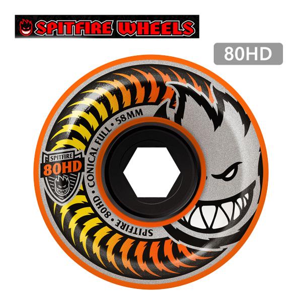 SPITFIRE WHEELS スケボー ソフトウィール 80HD FADE ORANGE SPITFIRE WHEELS スケボー ソフトウィール 80HD FADE ORANGE