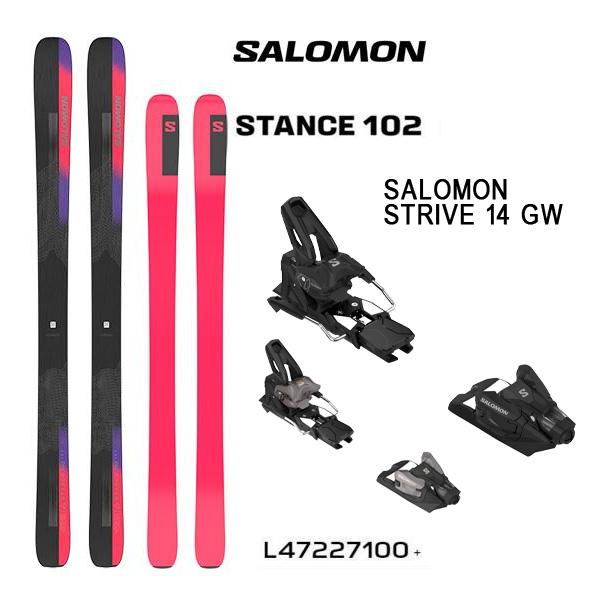 SALOMON サロモン スキー板 STANCE 102 (24-25 2025) + 25 SALOMON サロモン スキー板 STANCE 102 (24-25 2025) + 25