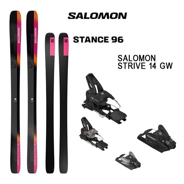 SALOMON サロモン スキー板 STANCE 96 (24-25 2025) + 25 STRIVE SALOMON サロモン スキー板 STANCE 96 (24-25 2025) + 25 STRIVE