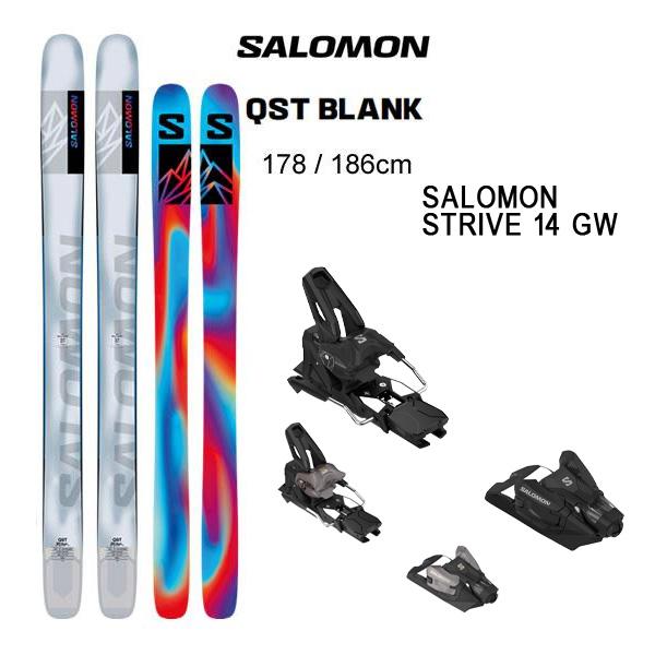 SALOMON サロモン スキー板 QST BLANK (24-25 2025) + 25 STRIVE SALOMON サロモン スキー板 QST BLANK (24-25 2025) + 25 STRIVE