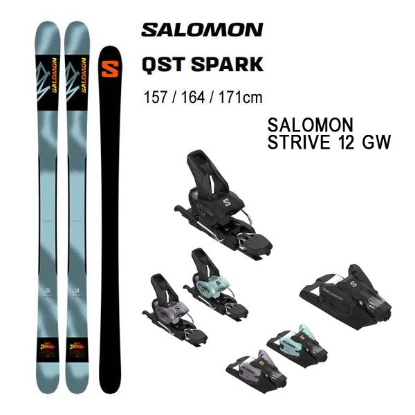 SALOMON サロモン スキー板 QST SPARK (24-25 2025) + 25 STRIVE SALOMON サロモン スキー板 QST SPARK (24-25 2025) + 25 STRIVE
