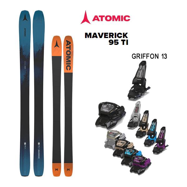 アトミックスキーマーベン ATOMIC アトミック スキー板 MAVERICK 95 TI (24-25 2025) + 25