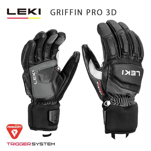 LEKI レキスキーグローブ グローブ GRIFFIN PRO 3D ブラック LEKI レキスキーグローブ グローブ GRIFFIN PRO 3D ブラック