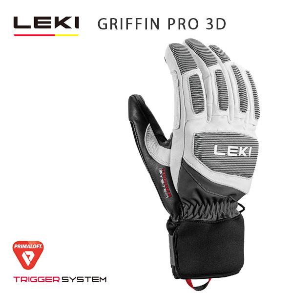 LEKI（レキ） レキスキーグローブ グローブ GRIFFIN PRO 3D ホワイト