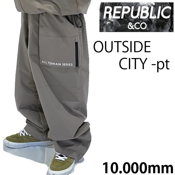 REPUBLIC リパブリック スノーボード ウェア OUTSIDE CITY -pant