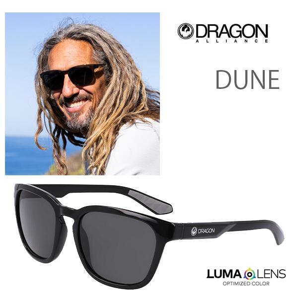ドラゴン（DRAGON） サングラス DUNE SHINY BLACK / LL SMOKE